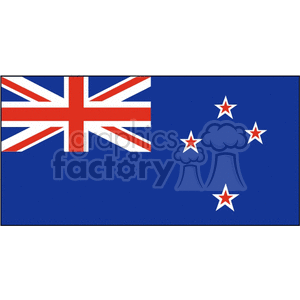 New Zealand Flag clipart. Royalty-free image # 148361