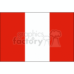 Peru Flag clipart. Commercial use image # 148373