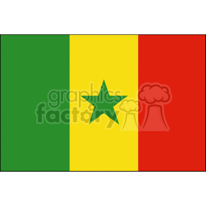 Flag Of Senegal clipart. Commercial use image # 148387