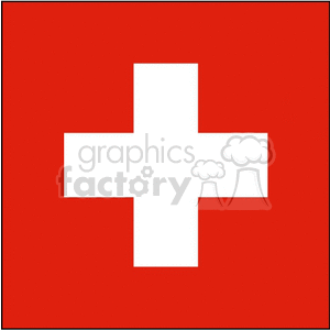 Switzerland Flag clipart. Royalty-free image # 148407