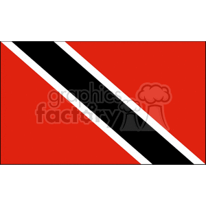 Flag Of Trinidad and Tobago clipart. Commercial use image # 148415