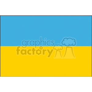 Flag of Ukraine clipart. Royalty-free image # 148421