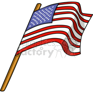 USA Flag clipart. Royalty-free image # 148442