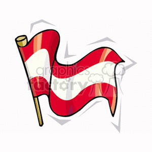 austria waving flag clipart. Royalty-free image # 148484