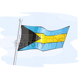   flag flags bahamas  bahamas2.gif Clip Art International Flags 