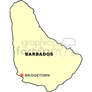   map maps barbados  mapbarbados.gif Clip Art International Maps 