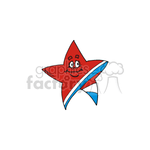 Stars and stripes star clipart. Royalty-free image # 149311