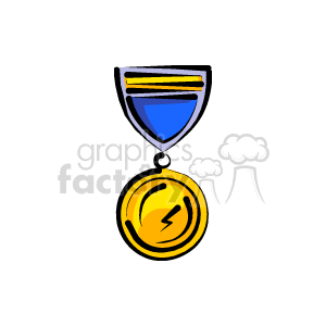 Gold medal clipart. Royalty-free image # 149351