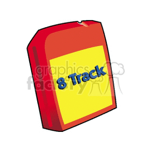8TRACK clipart. Commercial use image # 150009