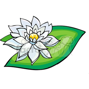 lotus flower clipart. Commercial use image # 151376