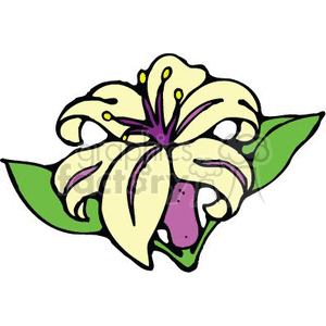 yellow hibiscus clipart. Royalty-free image # 151648