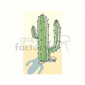   plant plants desert cactus cactuses  cactus1512.gif Clip Art Nature Plants 