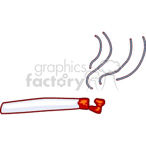 Burning cigarette clipart. Royalty-free image # 153470
