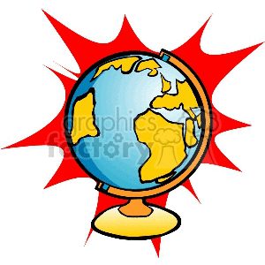 earth-globe clipart. Commercial use image # 153482