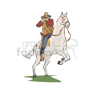 cowboy5121 clipart. Commercial use image # 154049