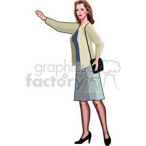 women-waiting clipart. Commercial use image # 155170