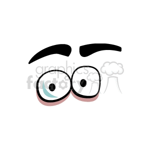 cartoon eyes clipart. Commercial use image # 155896