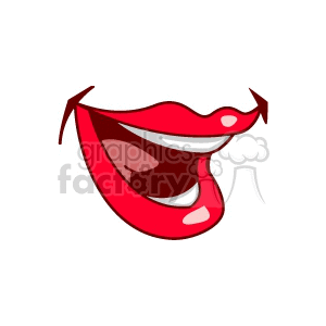   lip lips mouth smile  BPA0323.gif Clip Art People Adults 