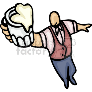 bartender clipart. Commercial use image # 156022