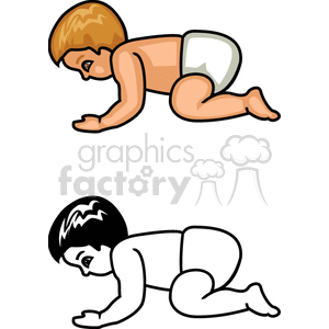   crawlin baby babies crawl children child crawling crawl people  BPB0101.gif Clip Art People Babies 