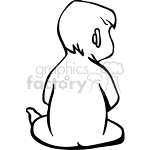 baby sitted  clipart. Royalty-free image # 156381