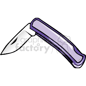 A Single Pocket Knife clipart. Royalty-free image # 156806