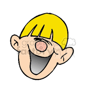  face faces people head heads boy boys laugh laughing  JOCUND.gif Clip Art People Faces 