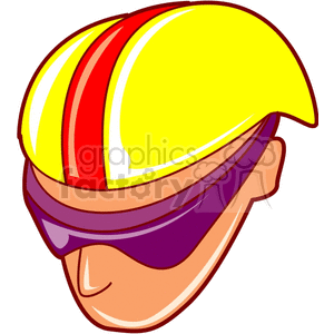   face faces people head heads boy boys man guy helmet helmets bicycle racer racing Clip Art People Faces 