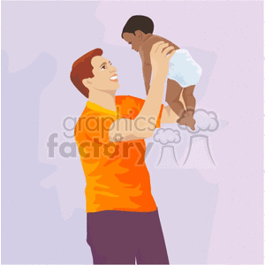 single father clipart. Royalty-free image # 157447