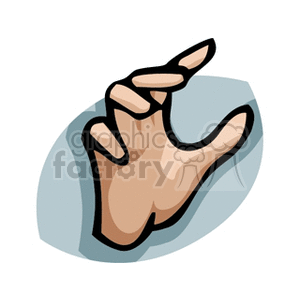hand32 clipart. Royalty-free image # 158122