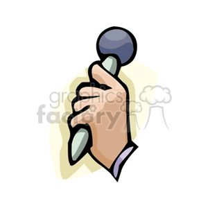 handmicrophone7 clipart. Commercial use image # 158326