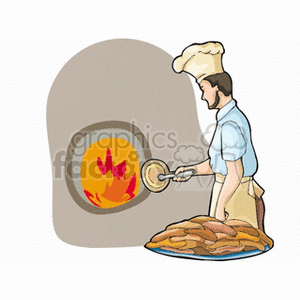 brick oven clipart. Royalty-free image # 160064