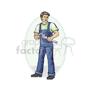   mechanic mechanical work plumber plumbers  fitter2.gif Clip Art People Occupations 
