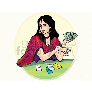 fortuneteller clipart. Royalty-free image # 160192