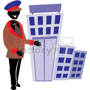apartment bellboy clipart. Royalty-free icon # 161349