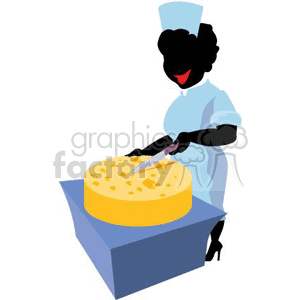  people job jobs work working occupation occupations career careers baker bakers cake cakes   jobs-122105-039 Clip Art People Occupations  African+American