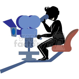 movie producer clipart. Commercial use image # 161365