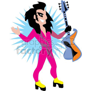 rock star clipart. Royalty-free image # 161459