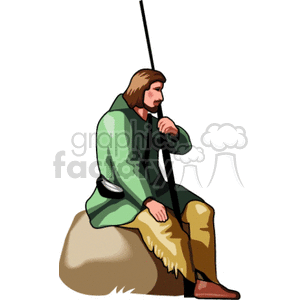   man guy people trapper trappers hunting hunt pioneer pioneers  Trapper.gif Clip Art People Pilgrams 