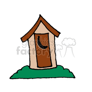 outhouse clipart. Commercial use image # 162895