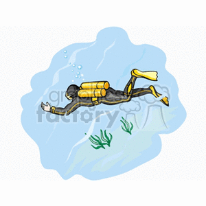 scuba diver clipart. Commercial use icon # 163784