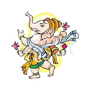 Ganesha clipart. Commercial use image # 164387