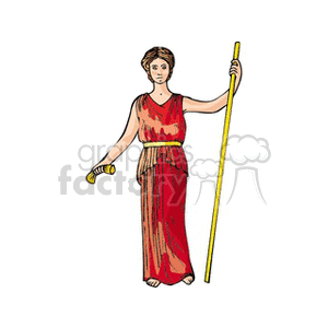 goddess clipart. Royalty-free image # 164393