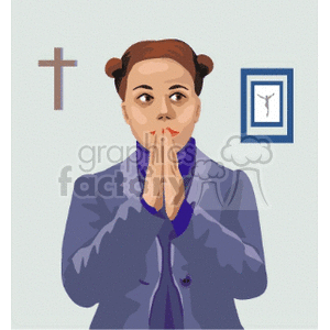   prayer praying pray cross religion religious  religions014.gif Clip Art Religion 