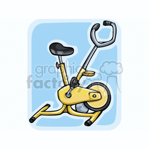   fitness exercise exercising health bicycle bicycles bike bikes equipment  bodybuilder4.gif Clip Art Science Health-Medicine 