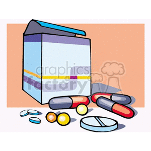   medicine medical pill pills capsule capsules  pills11.gif Clip Art Science Health-Medicine 