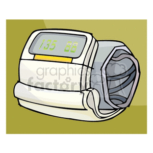   blood pressure meter tester tool equipment medical  tonometer.gif Clip Art Science Health-Medicine 