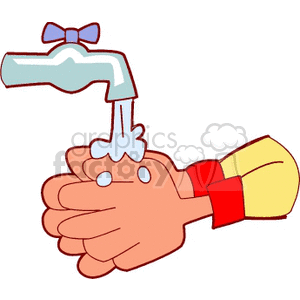 washing hands clipart. Commercial use image # 166144