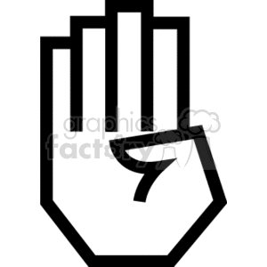Sign language hand signals. clipart. Royalty-free image # 166194
