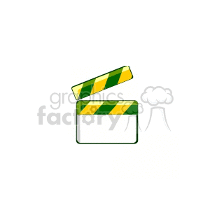 Movie clapboard. clipart. Commercial use image # 166344